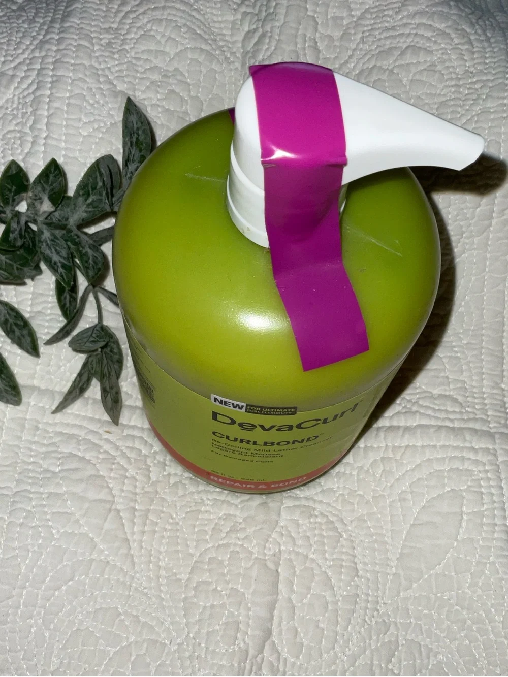 32oz DevaCurl Curbond Re-Coiling Mild Lather Cleanser